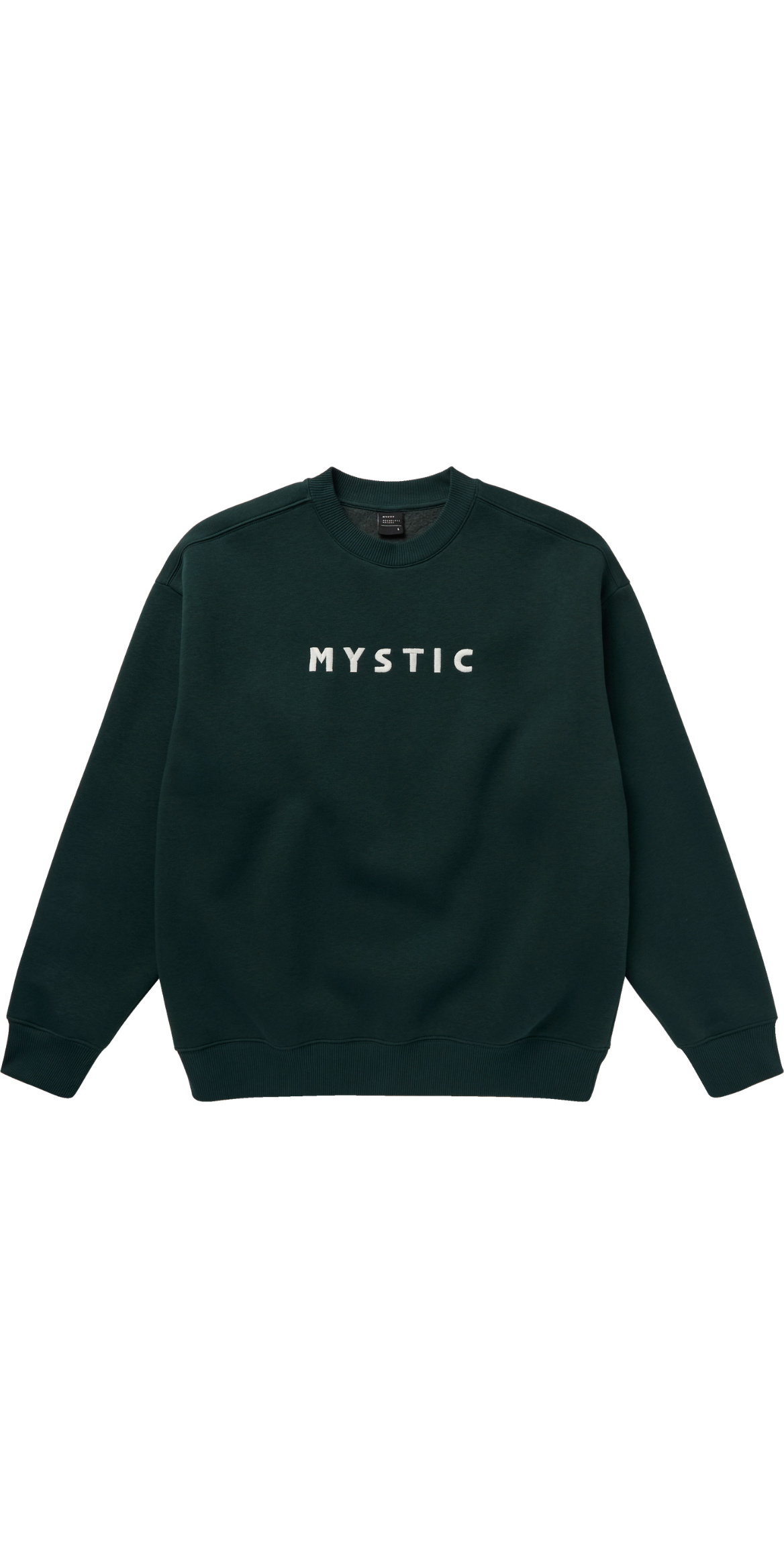 2025 Mystic Mens Brand Crew Sweat 35104 250135 Cypress Green 2025-mystic-mens-brand-crew-sweat-35104-250135-cypress-green